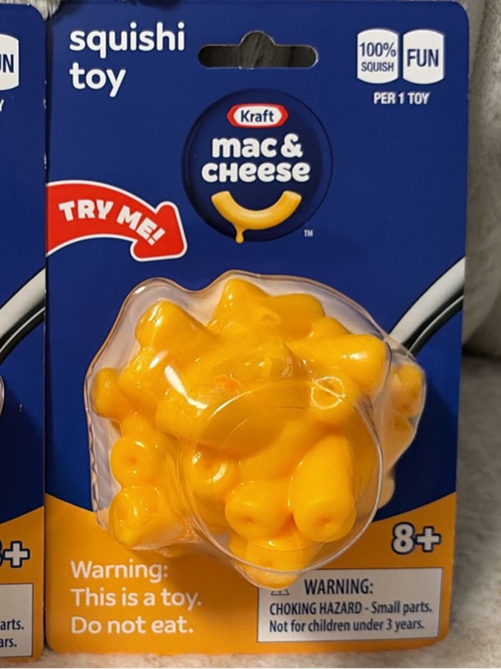 Mac & Cheese Yellow Squishi Toy – Kids Sensory Stress Toy